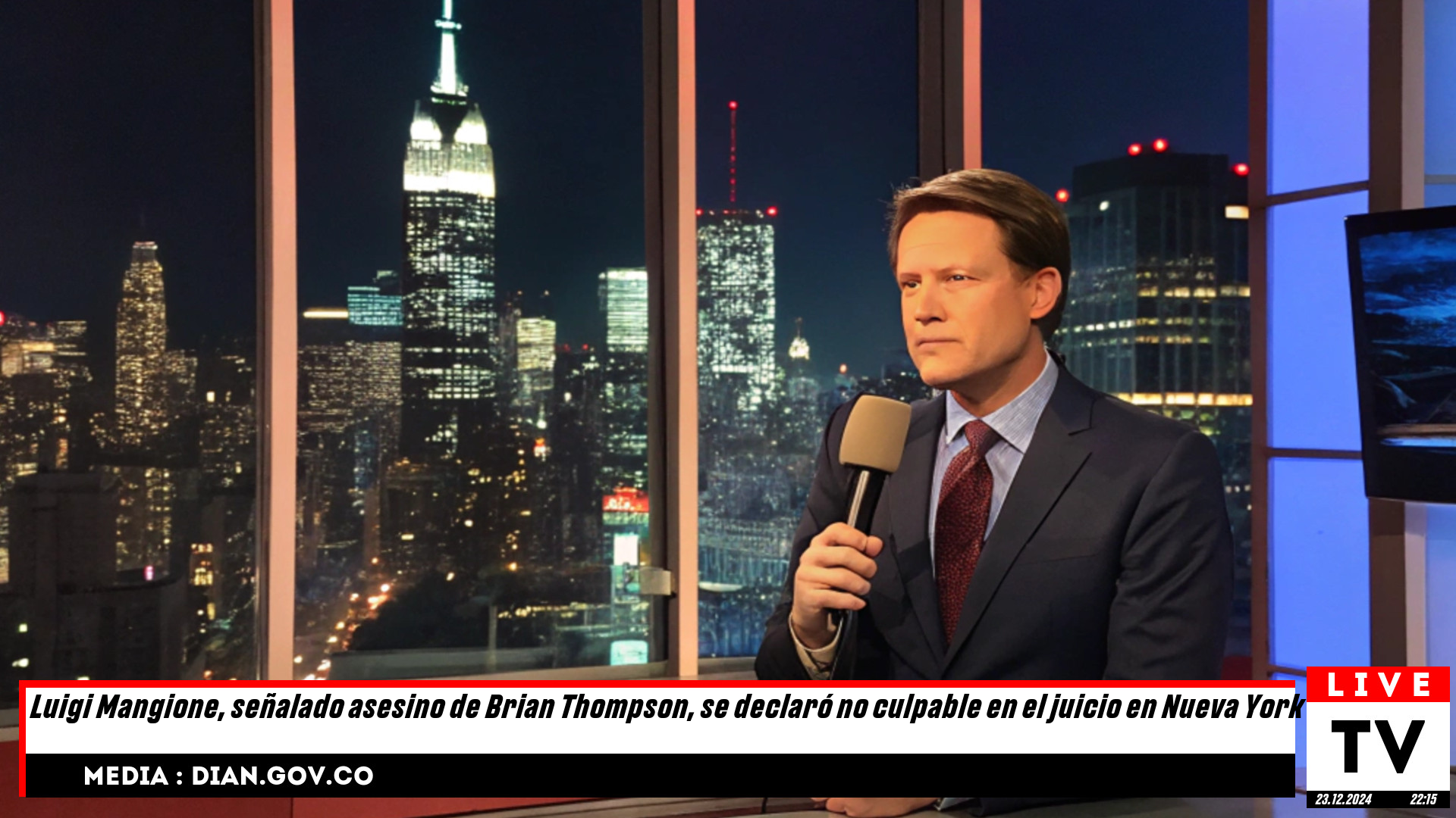 Luigi Mangione se declara inocente en juicio por el asesinato de Brian Thompson en Nueva York.