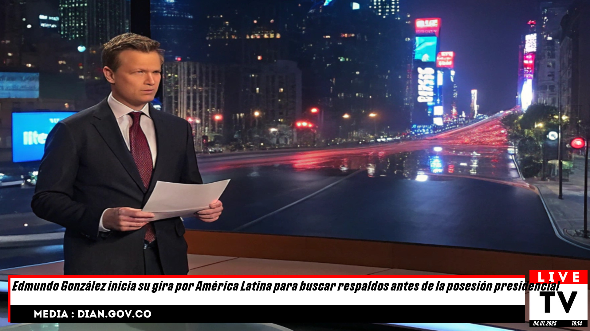 Edmundo González arranca su gira latinoamericana en busca de apoyos previos a su asunción presidencial.